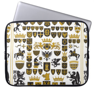 HERALDRY Wappen und Symbole Laptopschutzhülle