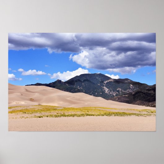 Herard, große Sanddünen, Colorado Poster (Vorne)