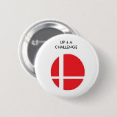 HERAUF 4 knöpft eine HERAUSFORDERUNG Button (Vorne & Hinten)