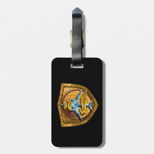 Herauf alle Ritter-Gepäckanhänger Gepäckanhänger (Rückseite vertikal)