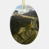 Herauf die Chinesische Mauer Keramik Ornament (Hinten)