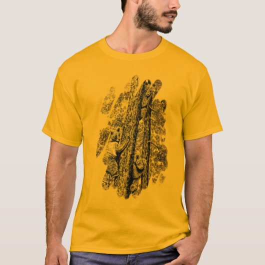 Herauf einen Baum T - Shirt (Vorderseite)