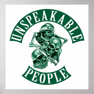 Herauf grüne Farbplakat Poster