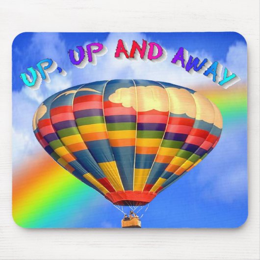 Herauf, herauf und weg mousepad (Vorne)