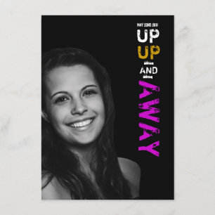 Herauf hohe u. wegAbschluss-Einladung Einladung