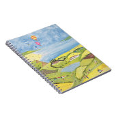 Herauf hohes und weg notizblock (Rechte Seite)