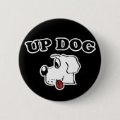 Herauf Hund Button (Vorderseite)