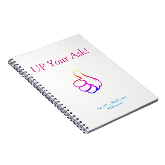 HERAUF Ihr FRAGEN Sie - Notizbuch Notizblock (Rechte Seite)