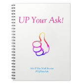 HERAUF Ihr FRAGEN Sie - Notizbuch Notizblock (Vorderseite)