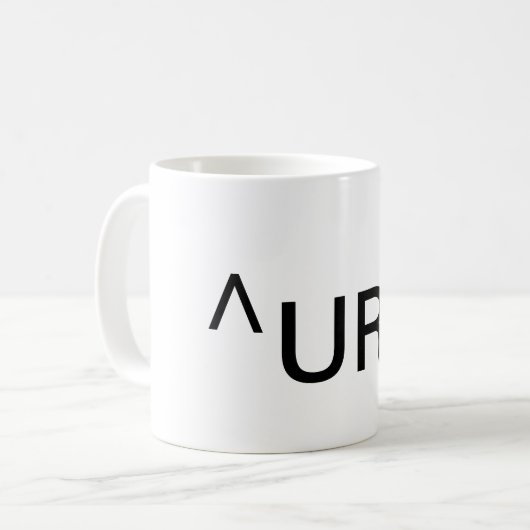 Herauf Ihr Kaffeetasse (Vorderseite Links)