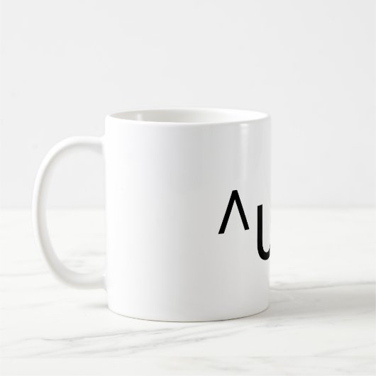 Herauf Ihr Kaffeetasse (Links)
