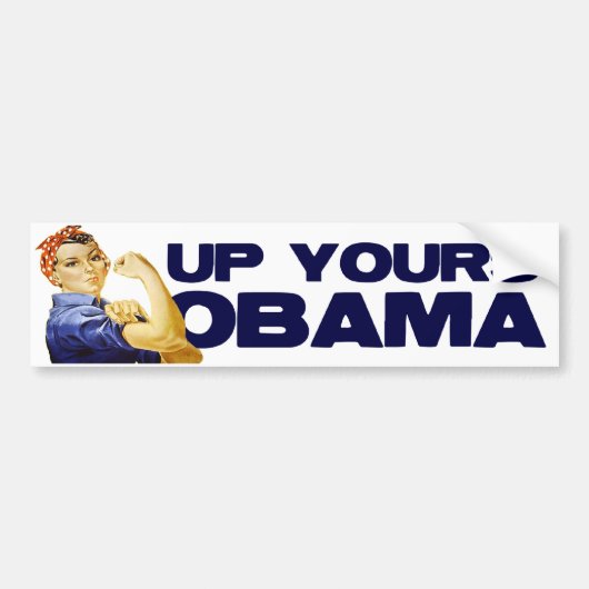 Herauf Ihr Obama Autoaufkleber (Vorne)