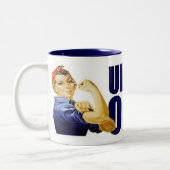 Herauf Ihr Obama Zweifarbige Tasse (Links)