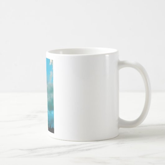 Herauf in die Wolken Kaffeetasse (Rechts)