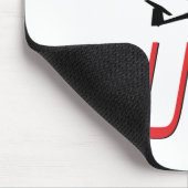 HERAUF! Segelflugzeug Sailplane Mousepad (Ecke)