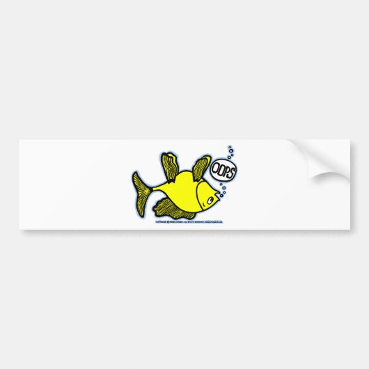 Herauf Seite fischen Sie unten! Autoaufkleber (Vorne)