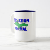 HERAUF SNAFU Tasse (Vorderseite Links)