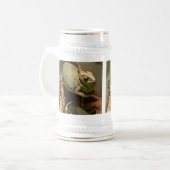 Heraus auf einem Glied Bierglas (Vorderseite Links)