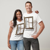 Heraus der Fenster-T - Shirt (Unisex)