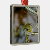 Heraus für etwas Frischluft Silbernes Ornament (Rechts)