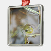 Heraus für etwas Frischluft Silbernes Ornament (Links)