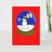 Heraus gelassen mir feiertagskarte (Vorderseite)