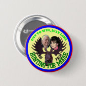 HERAUS GEWINNEN BUTTON (Vorne & Hinten)