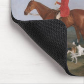 Heraus jagend, 1841 mousepad (Ecke)