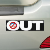 HERAUS - jedes aber Obama - 2012 Autoaufkleber (Auf Auto)