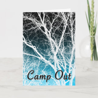 heraus kampieren Party: Geistbaum Einladung