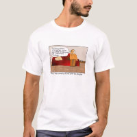 Heraus mit dem Schindel-Cartoon-T - Shirt