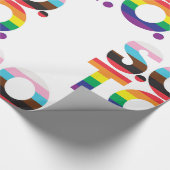 Herausblättern von Schleifpapier Geschenkpapier (Ecke)