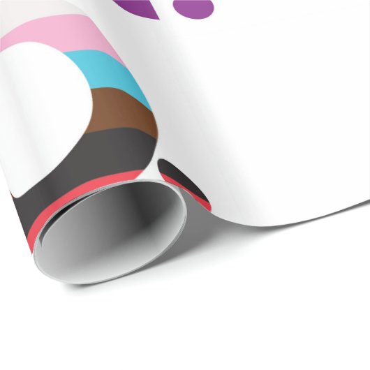 Herausblättern von Schleifpapier Geschenkpapier (Rolleneckpunkt)