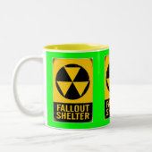 HERAUSFALLEN SCHÜTZEN ZWEIFARBIGE TASSE (Links)