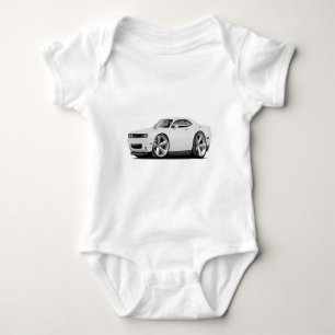 Herausforderer Funktelegrafie-Weiß-Auto 2009-11 Baby Strampler