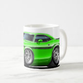 Herausforderer-grünes Auto 1970-72 Kaffeetasse (VorderseiteRechts)
