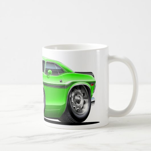 Herausforderer-grünes Auto 1970-72 Kaffeetasse (Rechts)