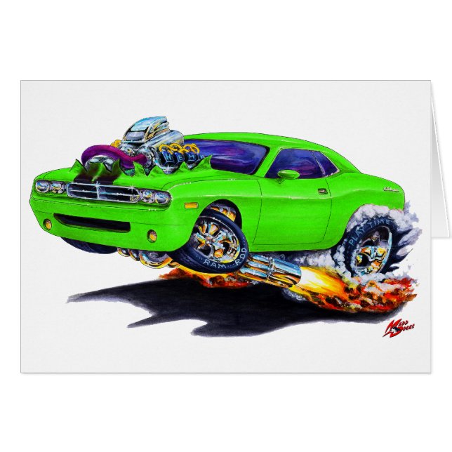 Herausforderer-grünes Auto 2008-10 (Vorderseite (Horizontal))