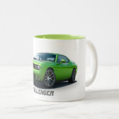 Herausforderer-Kaffee-Tasse #1 Zweifarbige Tasse (VorderseiteRechts)