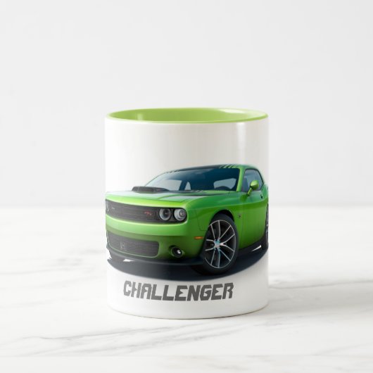 Herausforderer-Kaffee-Tasse #1 Zweifarbige Tasse (Mittel)