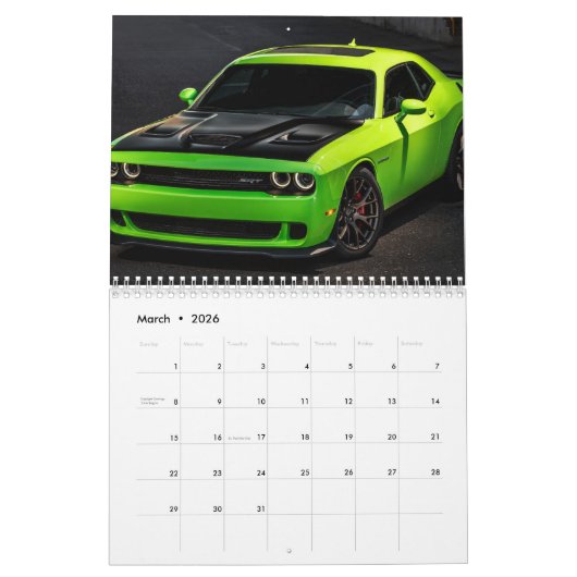 HERAUSFORDERER KALENDER (Mär 2026)