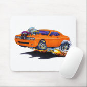 Herausforderer-Orangen-Auto 2008-10 Mousepad (Mit Mouse)