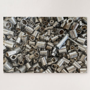 Herausforderung 1000 Stück Puzzle. "Steckdosen" Puzzle