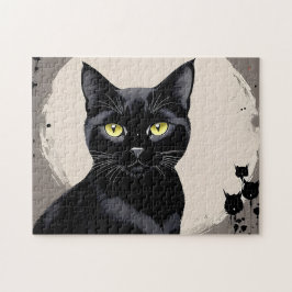 Herausforderung 252-teilige Black Cat Jigsaw Puzzl Puzzle