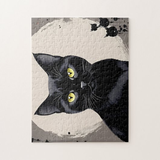 Herausforderung 252-teilige Black Cat Jigsaw Puzzl Puzzle (Vertikal)