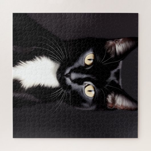 Herausforderung 676 Stück Schwarze Katze 20 x 20 Q Puzzle (Horizontal)