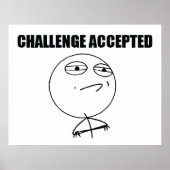 Herausforderung angenommen poster (Vorne)