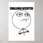 Herausforderung angenommen poster (Vorne)