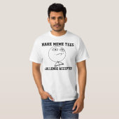 HERAUSFORDERUNG ANGENOMMEN T-Shirt (Vorne ganz)