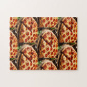 Herausforderung des Pizzapräuzzles Puzzle (Horizontal)